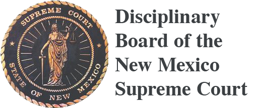 Disciplinary Board of the New Mexico Supreme Court logo and seal
